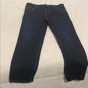 Wonder Nation Dark Blue Women's Straight Leg Jeans